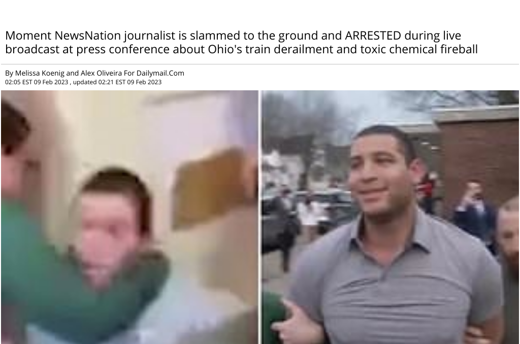 NewsNation Reporter Arrested at Ohio Governor’s Press Conference